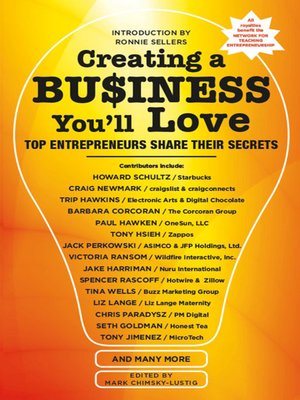 cover image of Creating a Business You'll Love